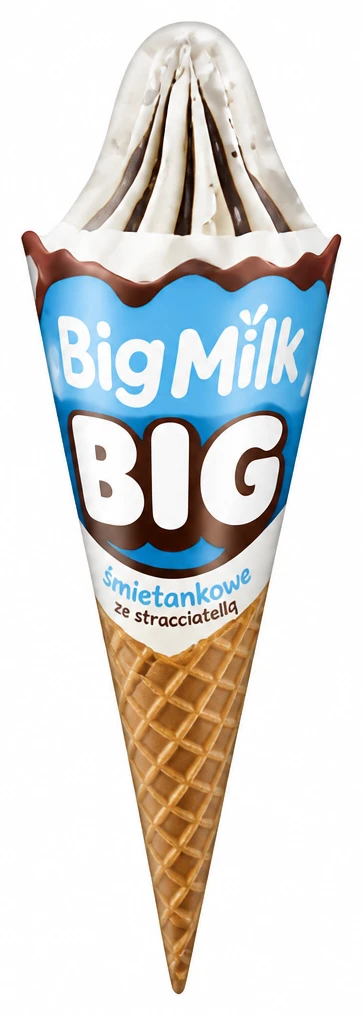 Lody Big Milk rożek