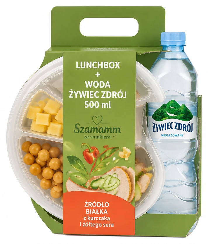 Lunchbox + Woda Żywiec Zdrój 500 ml