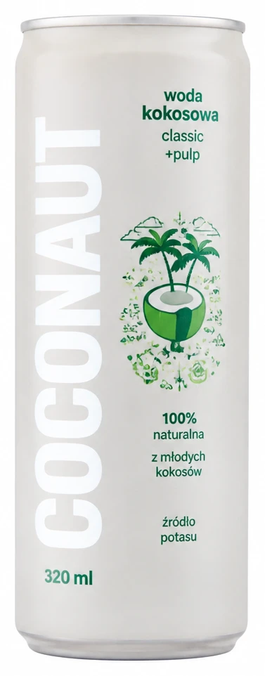 Woda kokosowa Coconaut classic, classic+pulp