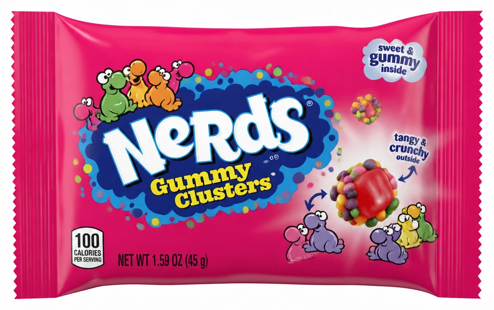 Cukierki Nerds Gummy Clusters