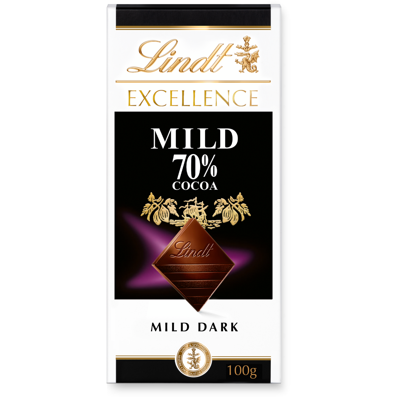 Lindt Excellence Czekolada Mild 70% Cocoa 100 G