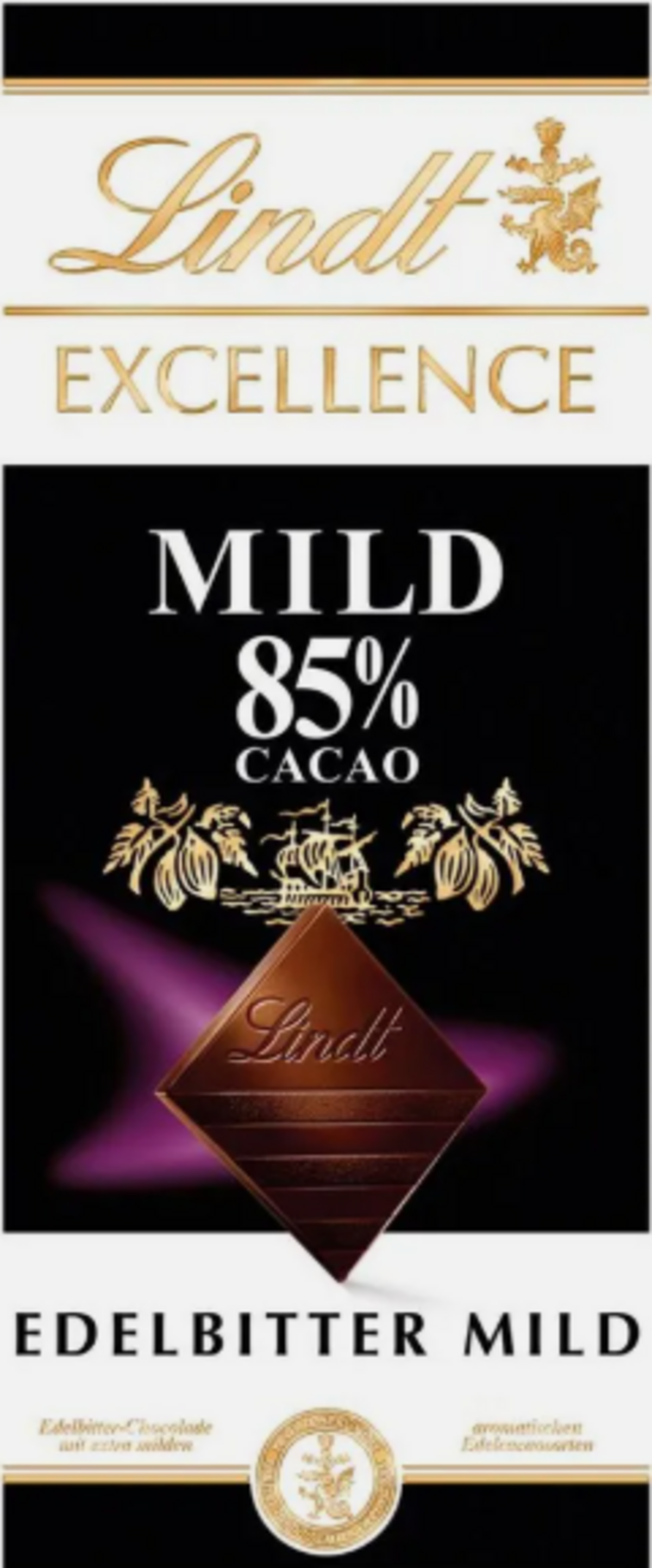 Lindt Excellence Czekolada Mild 85% 100 G