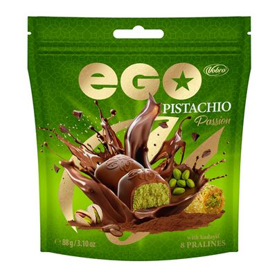 VOBRO Praliny czekoladowe Ego Pistachio Passion 8 sztuk