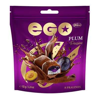VOBRO Praliny czekoladowe Ego Plum Passion 8 sztuk