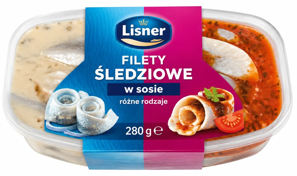 LISNER Filety śledziowe w sosie, różne rodzaje