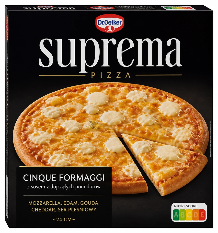 DR. OETKER Pizza Suprema Cinque Formaggi