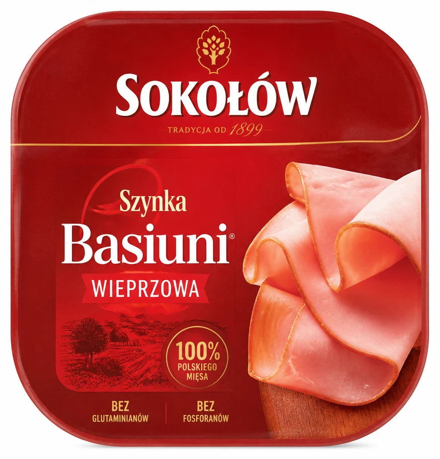 SOKOŁÓW Szynka Basiuni wieprzowa