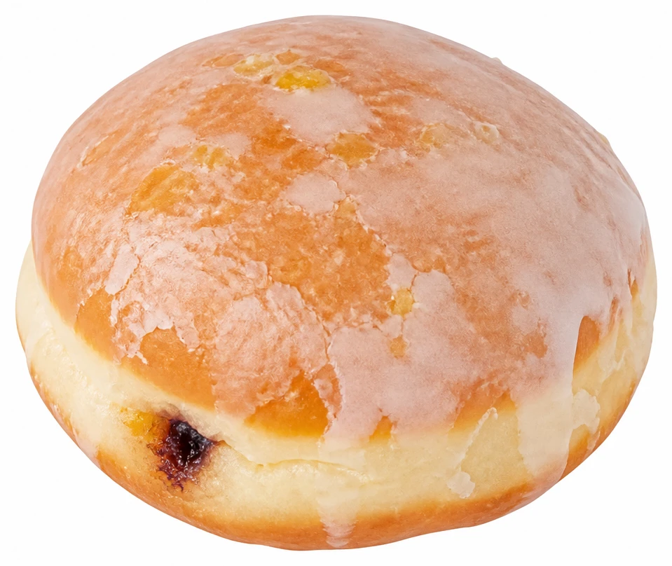 Pączek z powidłami śliwkowymi
