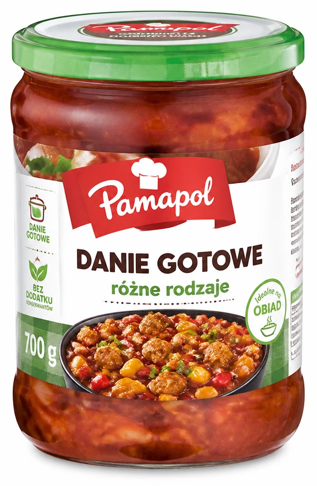PAMAPOL Danie gotowe różne rodzaje