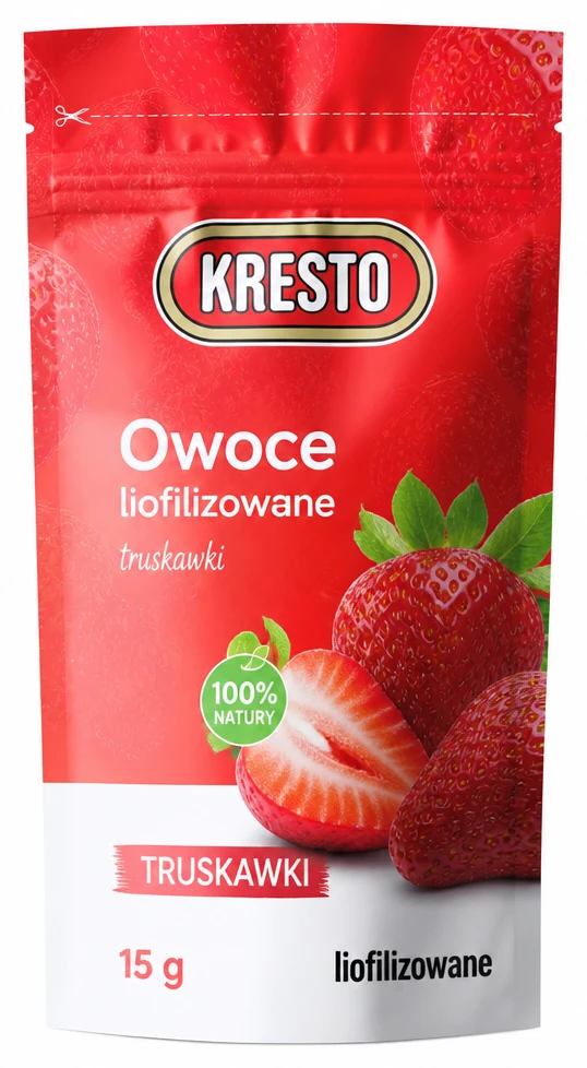 KRESTO Owoce liofilizowane różne rodzaje
