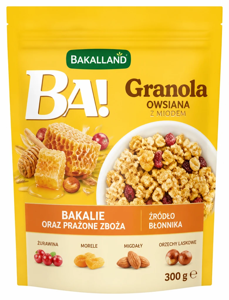 BAKALLAND BA! Granola różne rodzaje