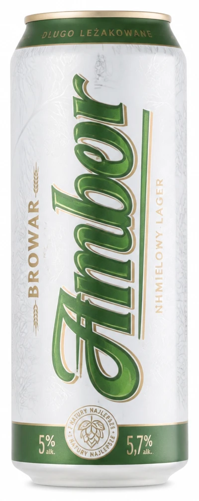 BROWAR AMBER Piwo 5%, 5,7% alk. Chmielowy, Naturalny Lager