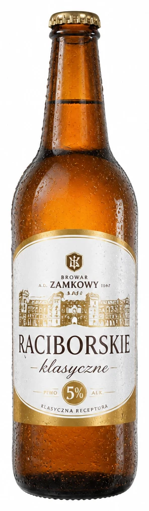 BROWAR ZAMKOWY Piwo 5% alk. Raciborskie klasyczne