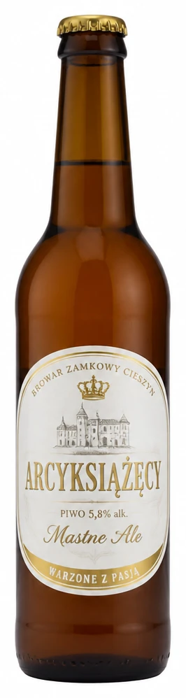 ARCYKSIĄŻĘCY BROWAR ZAMKOWY CIESZYN Piwo 5,8% alk. Mastne Ale