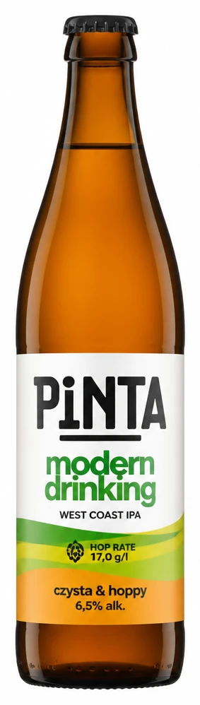 BROWAR PINTA Piwo 6,5% alk. Modern Drinking West Coast IPA