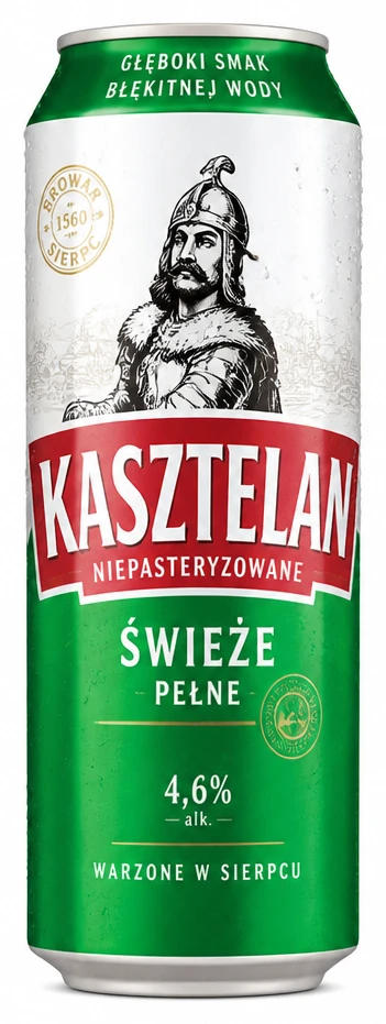KASZTELAN Piwo 4,6%, 5,6% alk.