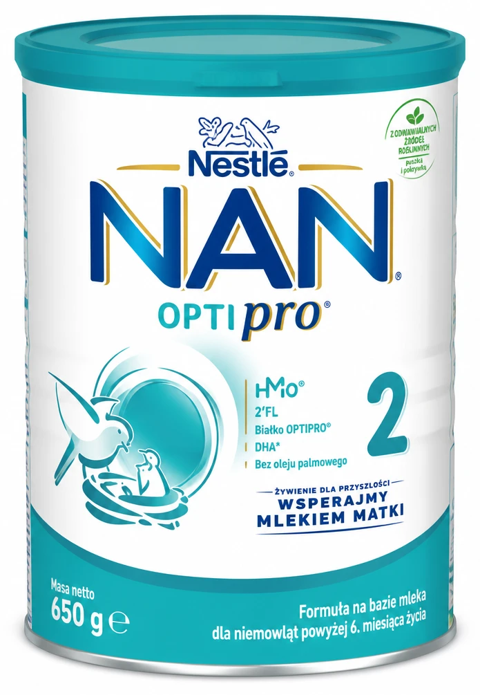 NESTLÉ NAN OPTIPRO Formuła na bazie mleka