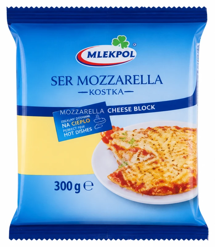 Ser Mozzarella MLEKPOL kostka