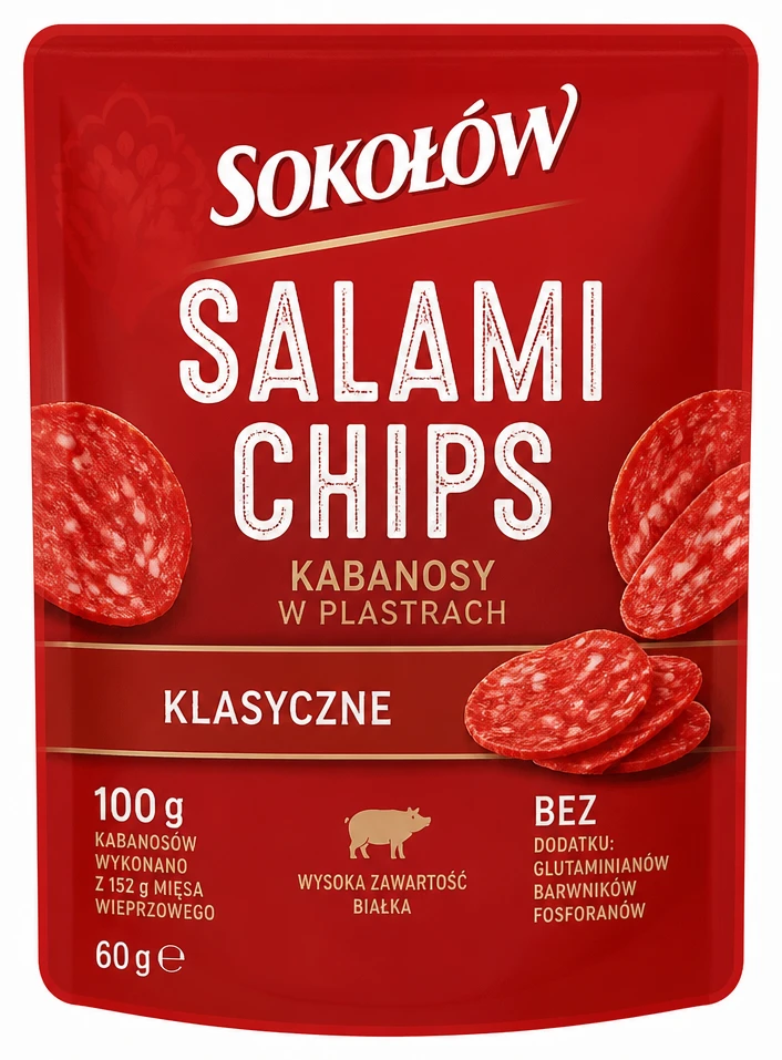 Salami Chips SOKOŁÓW klasyczne