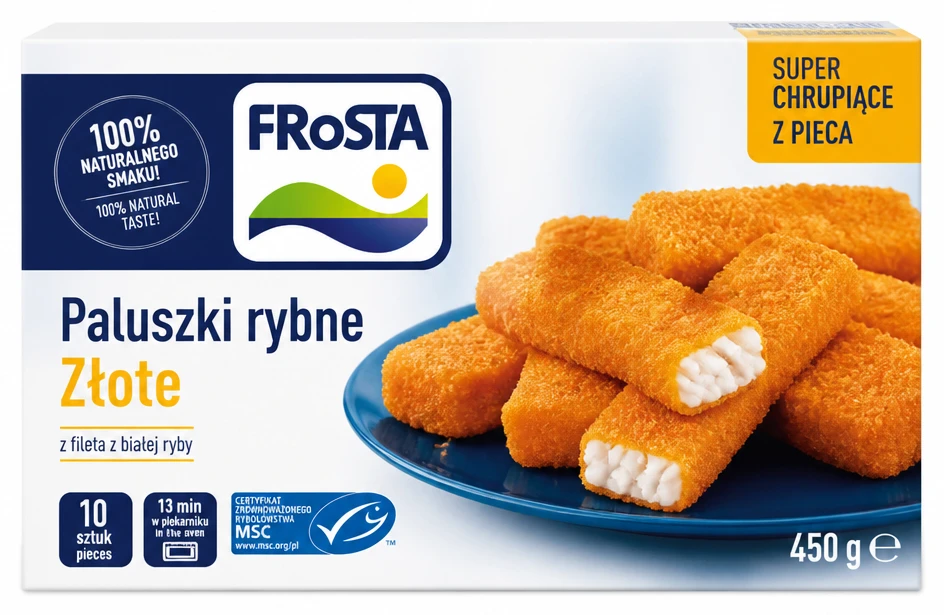 Paluszki rybne FROSTA Złote