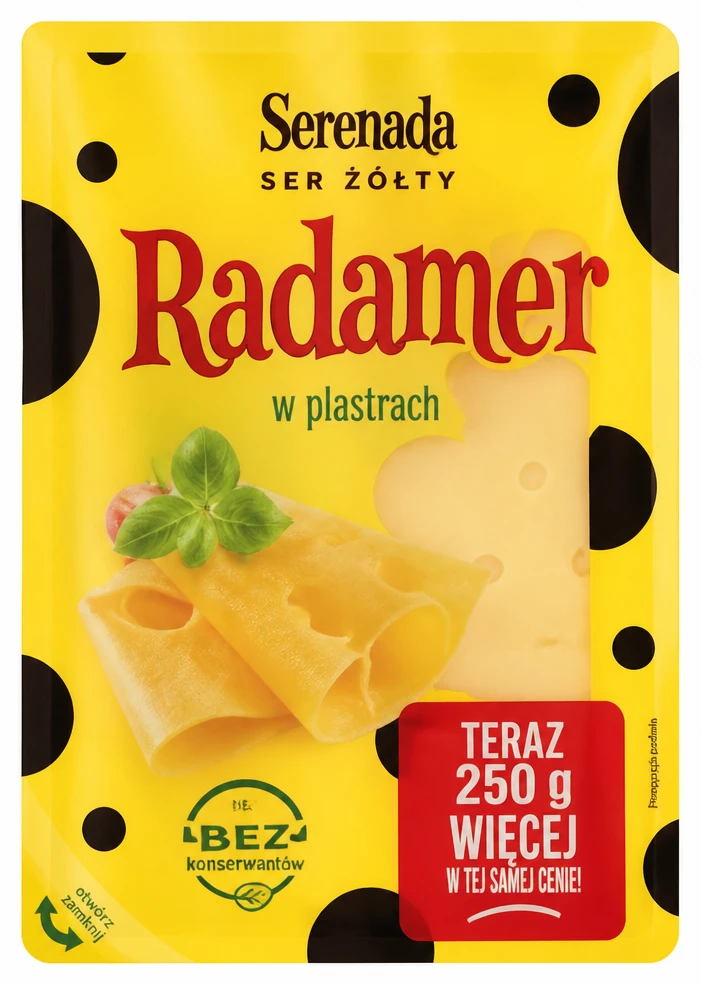 Ser żółty SERENADA plastry wybrane rodzaje