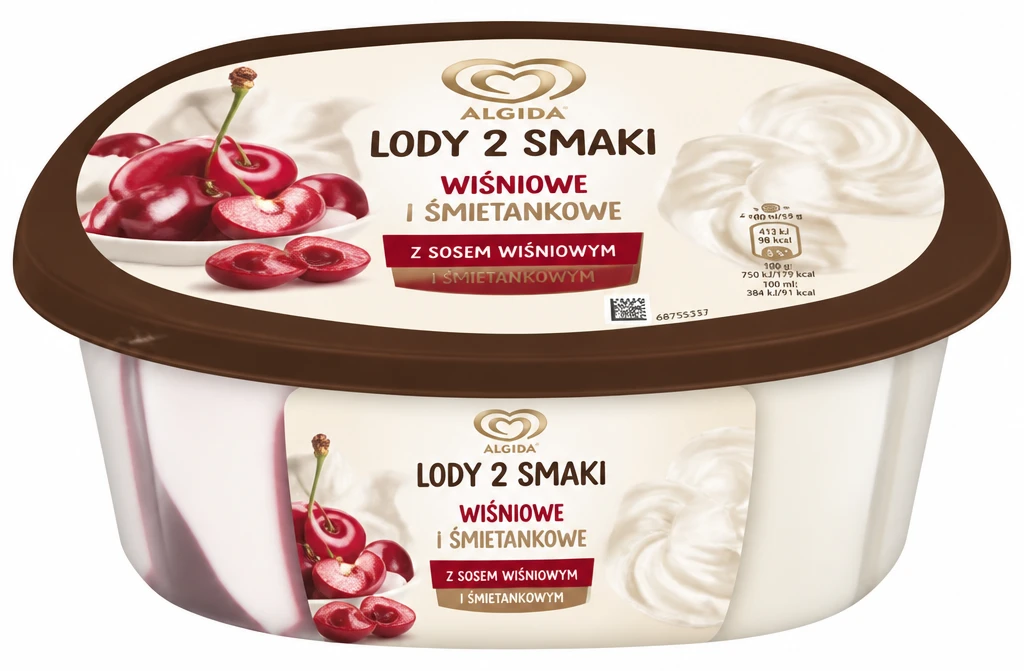 Lody ALGIDA wybrane rodzaje