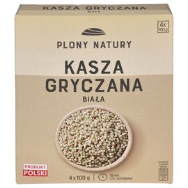 Plony Natury Kasza gryczana biała (4 x 100 g) 400 g