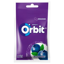 Orbit Blueberry Bezcukrowa guma do żucia (21 szt.) 29 g