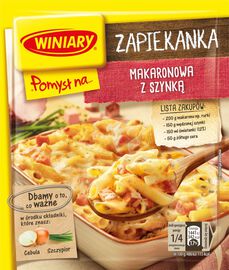 Winiary Pomysł na... Zapiekanka makaronowa z szynką 35 g