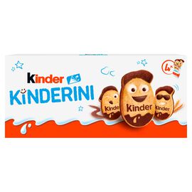 Kinder Kinderini Biszkopty z mlecznymi i kakaowymi dekoracjami 4x2 szt. 100 g