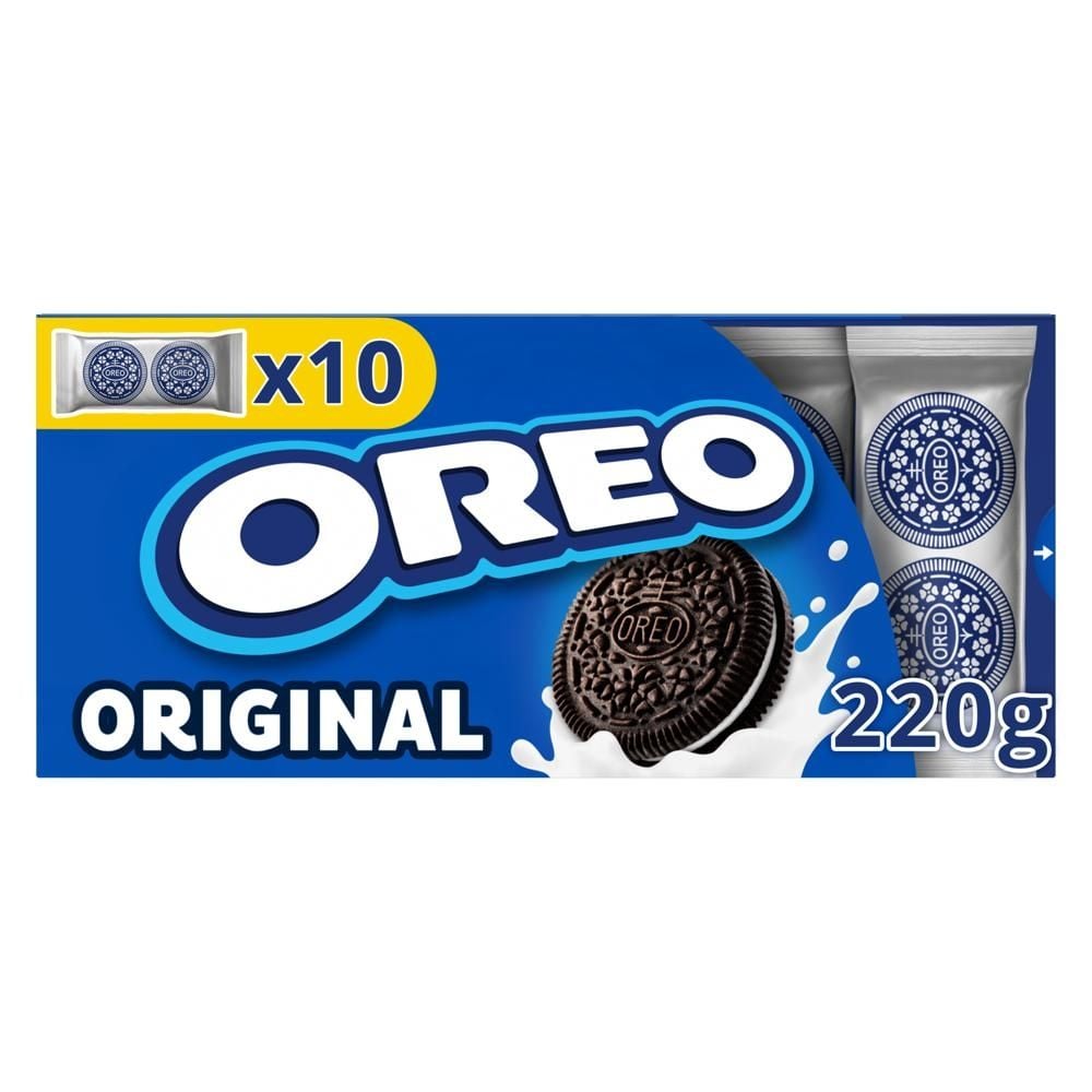Oreo Original Ciastka kakaowe z nadzieniem o smaku waniliowym 220 g