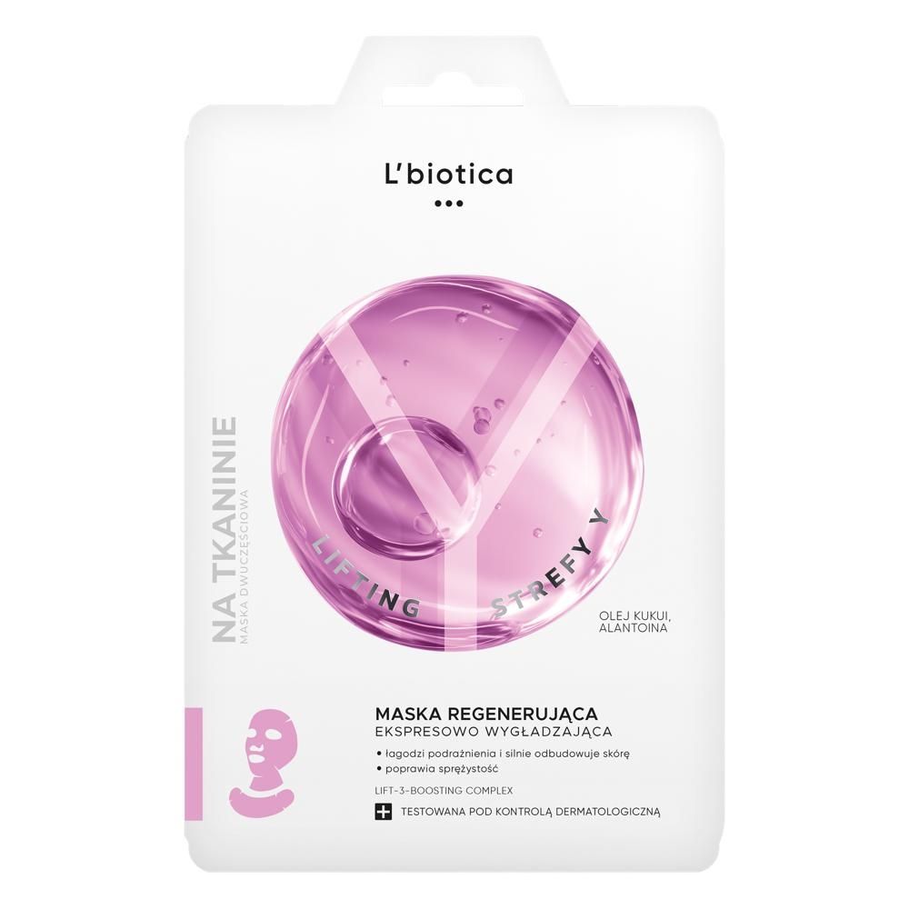 L'biotica Lifting Strefy Y Regenerująca maska do twarzy ekspresowo wygładzająca 1 szt.