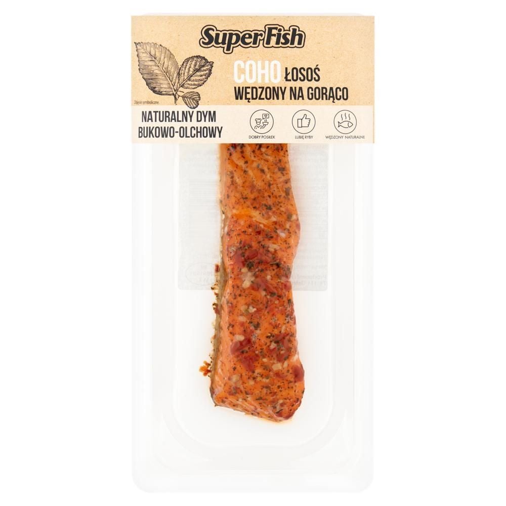 SuperFish Coho łosoś wędzony na gorąco z suszonymi pomidorami 100 g