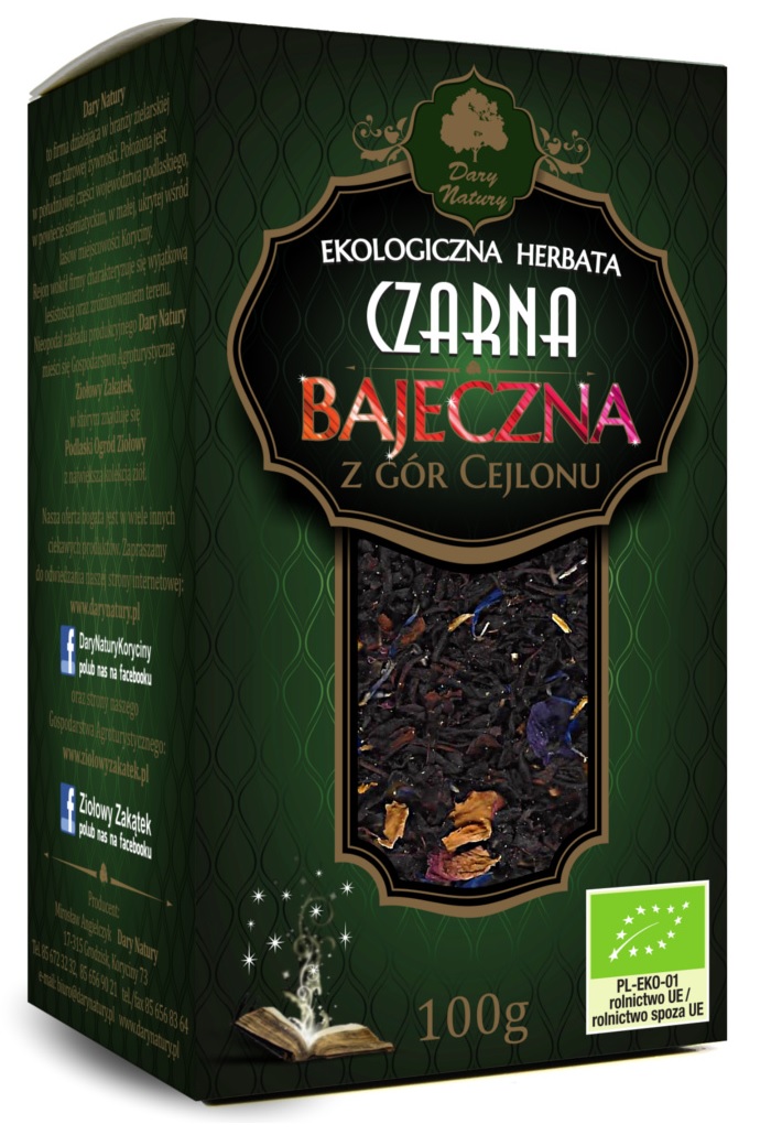 Herbata czarna - BAJECZNA z gór Cejlonu (liściasta) BIO