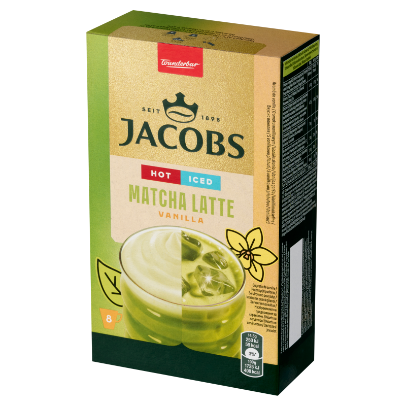 Matcha Latte Vanilla - napój rozpuszczalny (8 sasz.)
