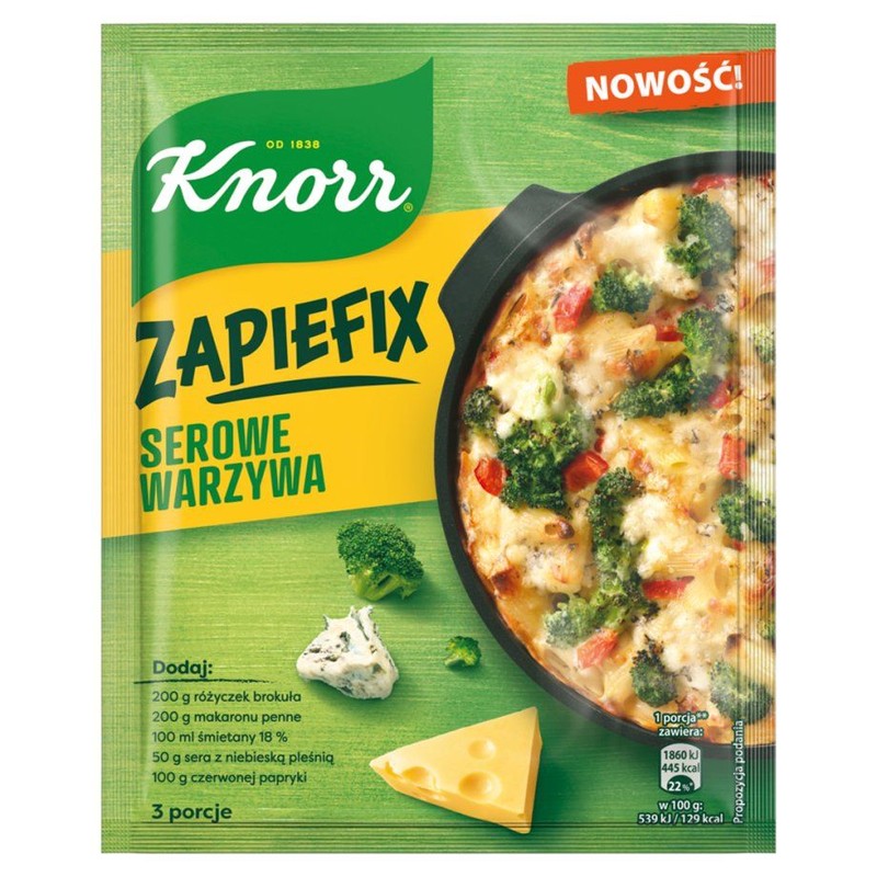 Zapiefix serowe warzywa Knorr 40 g