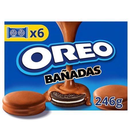 OREO Enrobed w polewie o smaku czekoladowym 6 paczek po 2 ciastka 246 g