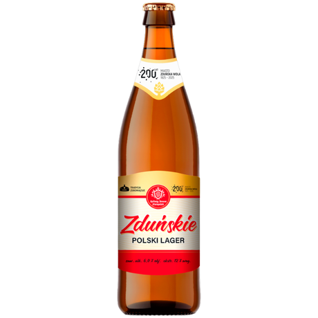 Zduńskie Piwo Polski Lager 6% 500 ml butelka bezzwrotna