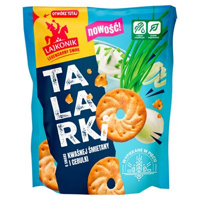 LAJKONIK Talarki Krakowskie Kwaśna Śmietanka - Cebulka 100 g
