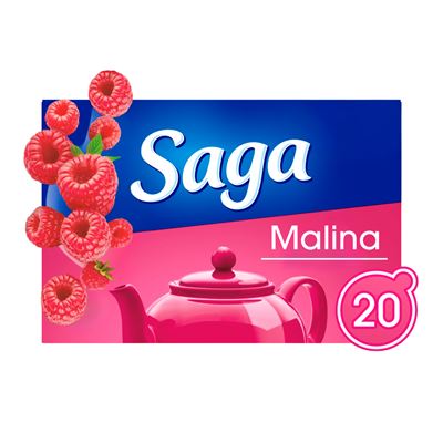 Saga Herbata owocowa Malina 20 torebek