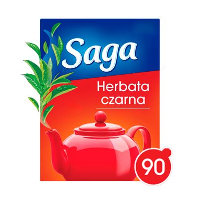 Saga Herbata czarna 90 torebek