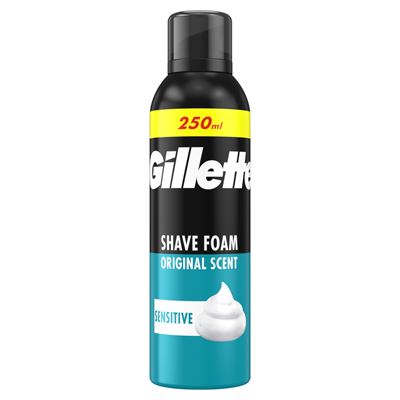 Gillette Pianka do golenia Sensitive 250 ml