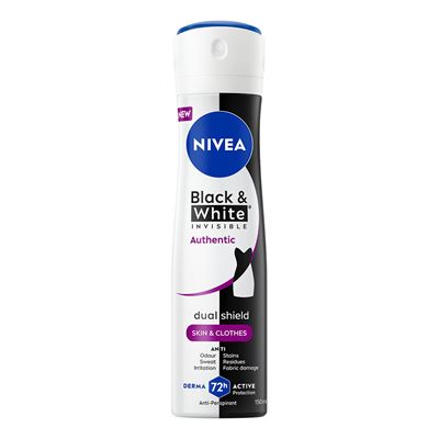 NIVEA MEN Black & White Authentic Dezodorant Spray 150 ml