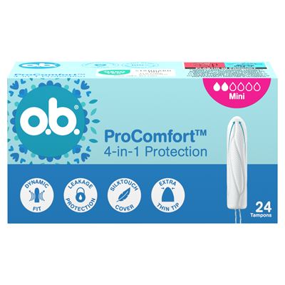o.b. ProComfort Mini Tampony 24 sztuki