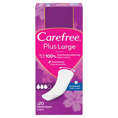 Carefree Plus Large Fresh Wkładki Higieniczne 20 sztuk
