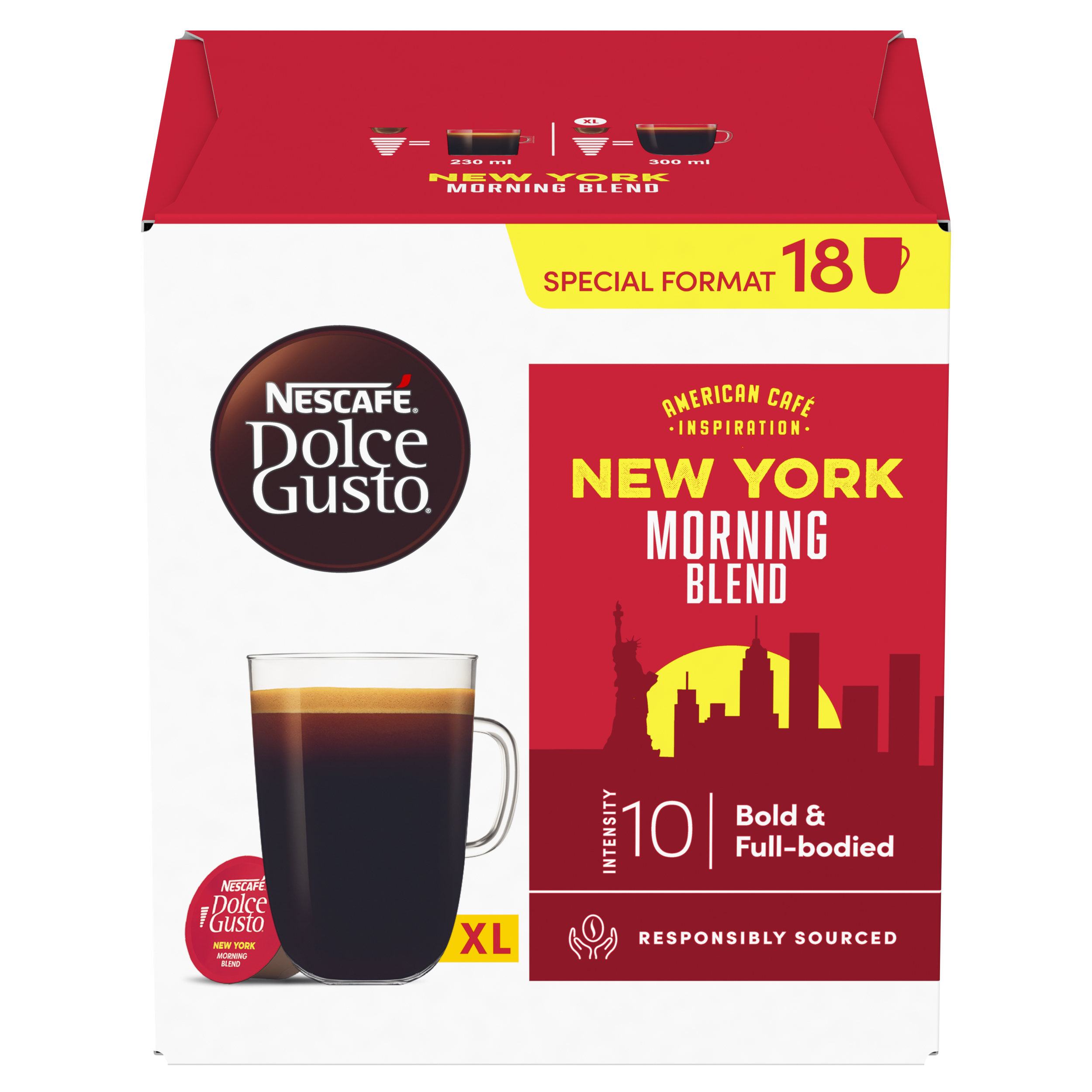 Nescafé Dolce Gusto New York Morning Blend Kawa W Kapsułkach 18 X 8,3 G = 149,4G
