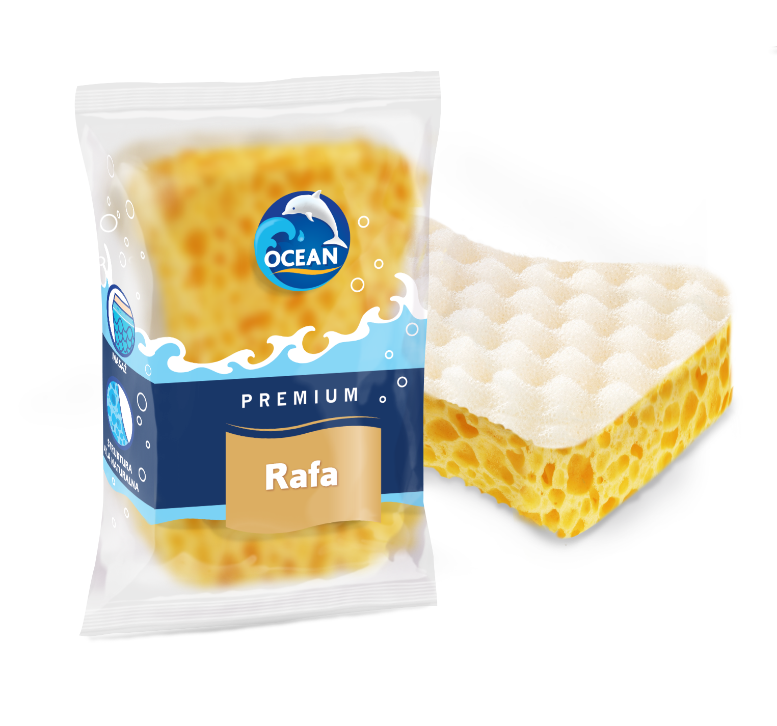 Ocean Gąbka Do Kąpieli I Masażu Rafa