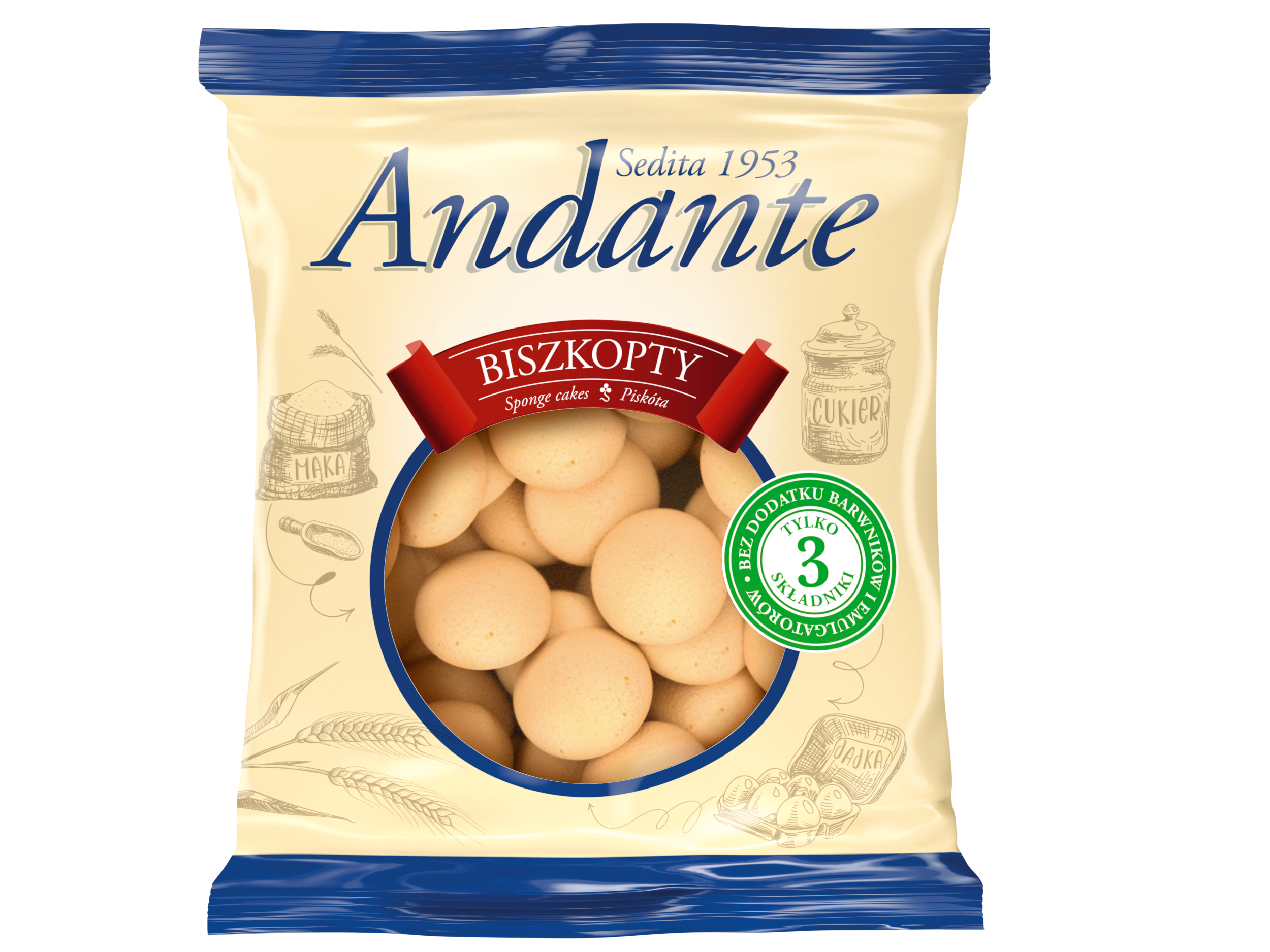 Andante Biszkopty 130 G