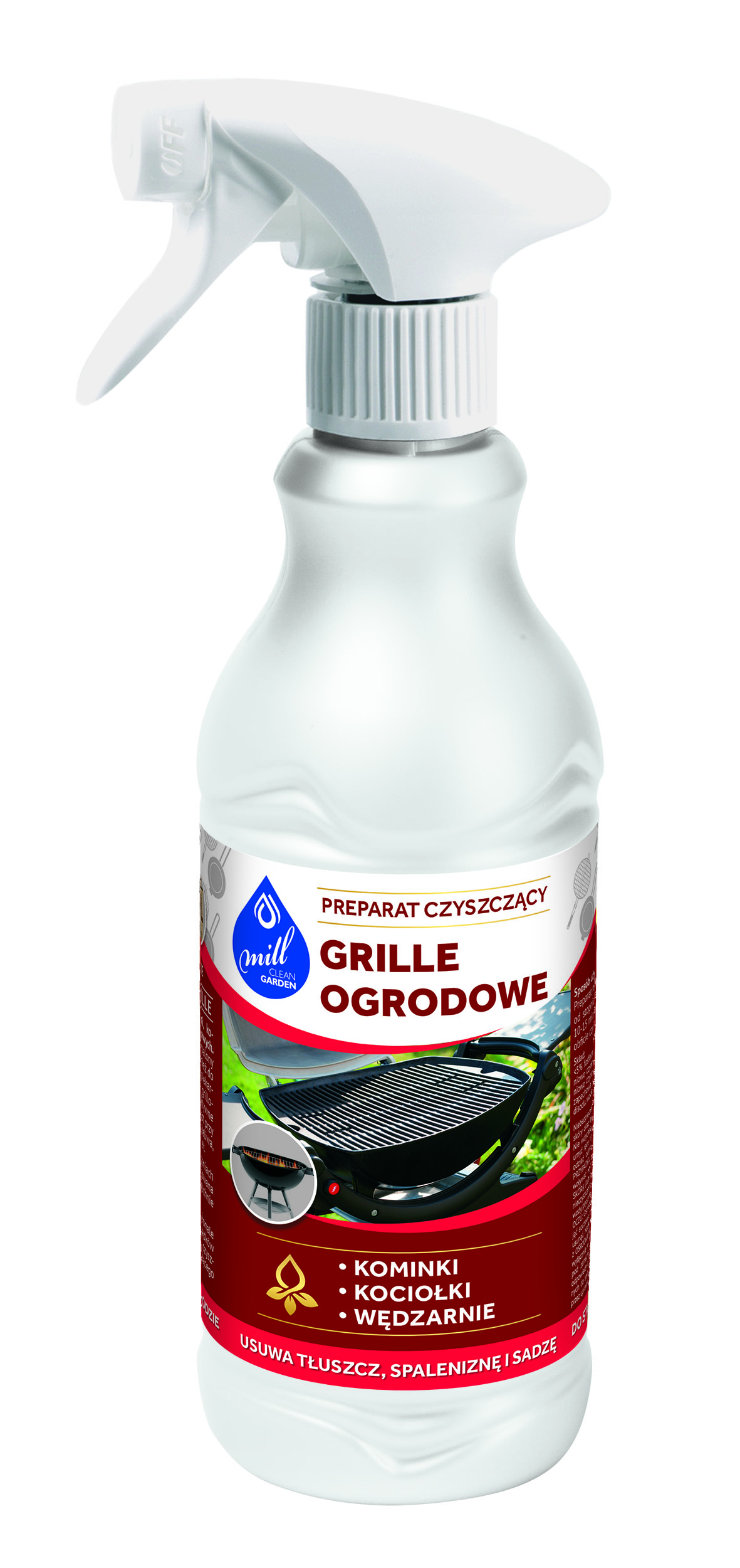 Mill Clean Garden Preparat Do Czyszczenia Grilla, Wędzarni Oraz Kociołków Ogniskowych - 555Ml Madonis