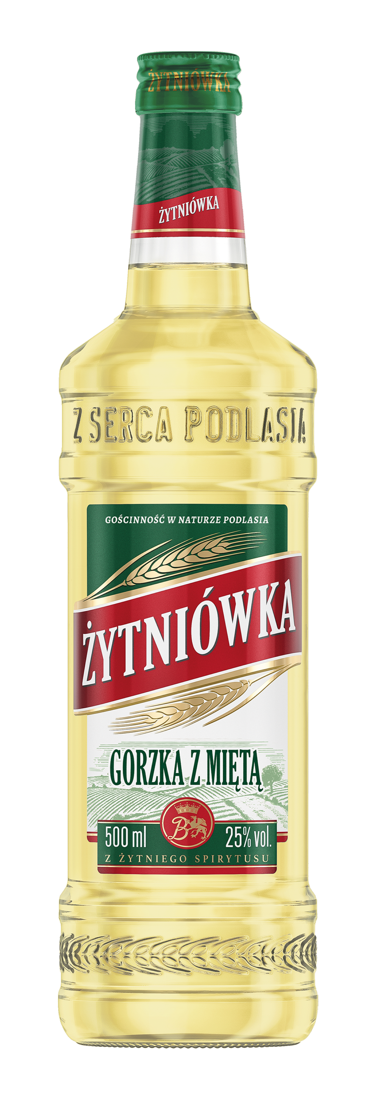 Likier Żytniówka Gorzka Z Miętą 0,5L 25%